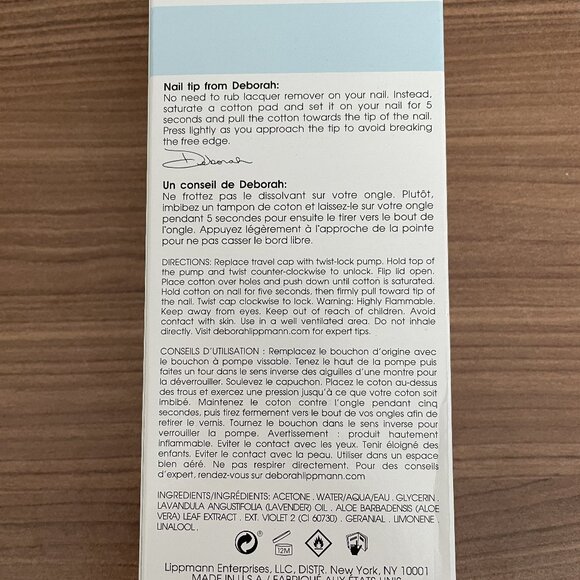 Deborah Lippmann The Stripper, Lavender Lacquer Remover - Picture 2 of 5